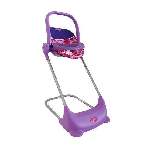 Coche Travel de Juguete para Muñeca Rosado + Cuna Bebesit-7