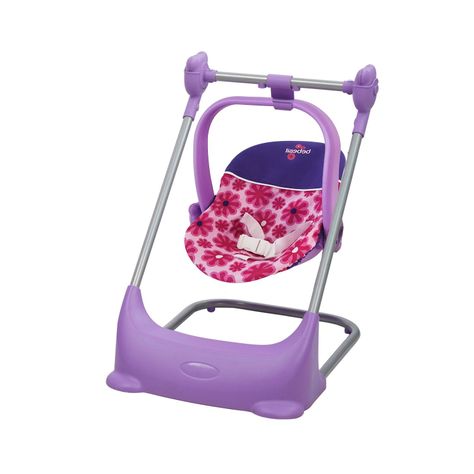 Coche Travel de Juguete para Muñeca Rosado + Cuna Bebesit-8