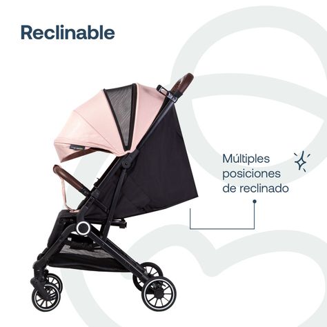 Coche Maleta Compacto Travel System Soho Rosa Bebesit-4