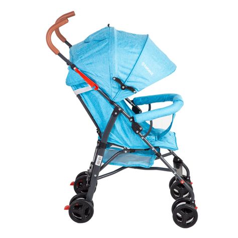 Coche Paragua 5126 Celeste Bebesit-2