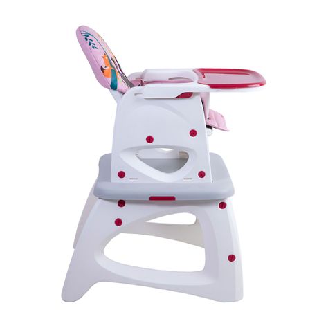 Silla de Comer Escritorio Balancin Eat&Swing Rosada Bebesit-3