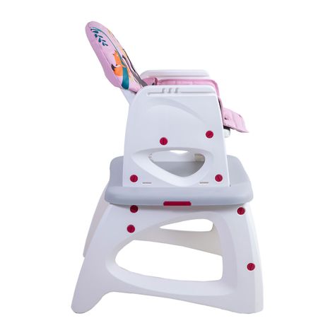 Silla de Comer Escritorio Balancin Eat&Swing Rosada Bebesit-5