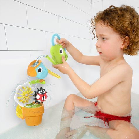 Juego de Baño Tucan y Chinita de Agua Infantil Bebé Niño Niña Tina Yookidoo-2