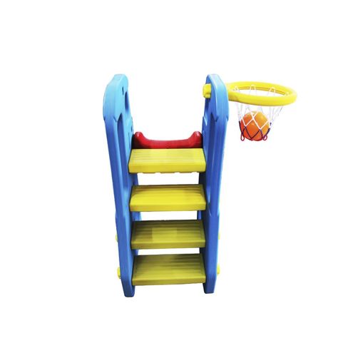 Tobogan 3 en 1 Con Cesta de Basquetbol Bebesit-5