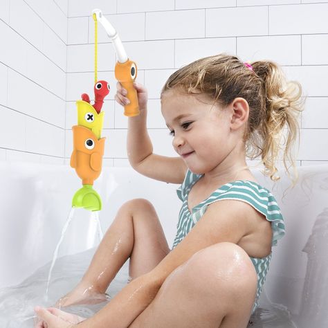Juego de Baño Caña de Pescar Bebé Niño Niña Tina Yookidoo-2
