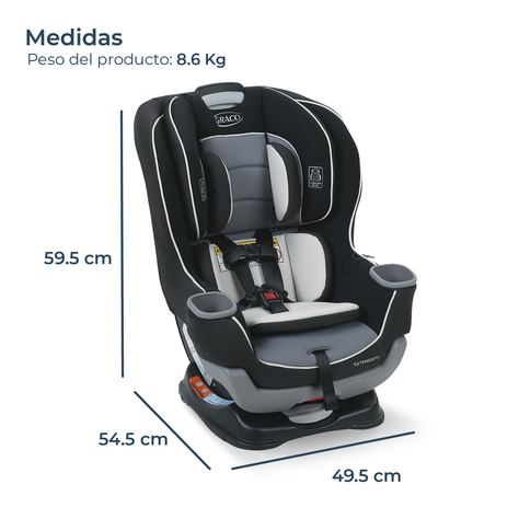 Silla de Auto Bebe Graco EXTEND2FIT Gotham-7
