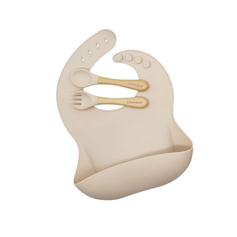 Set Alimentación October Silicona Beige-1