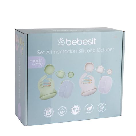Set Alimentación October Silicona Beige-2