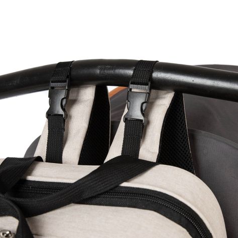 Mochila Maternal 3 En 1 Pañalera Cuna Y Mudador Portátil Beige Bebesit-4