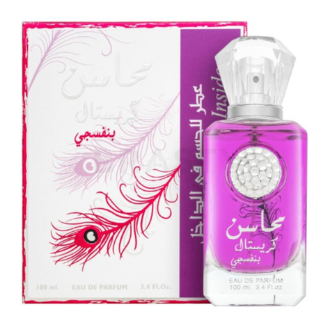 Perfume Lattafa Mahasin Crystal Violet EDP 100 Ml Mujer-0