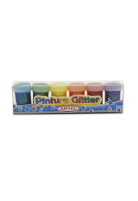 Estuche Pintura Glitter Artel-0