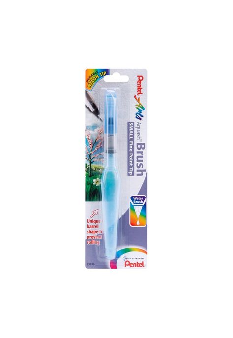 Pincel Recargable Aquabrush Punta Fina Pentel-0