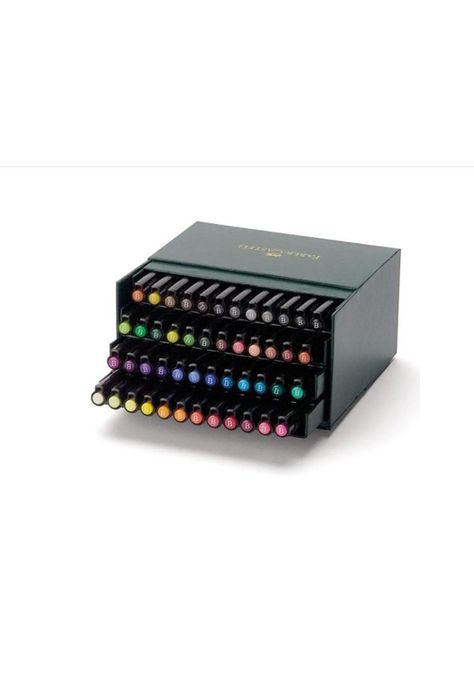 Set 48 Marcadores Pitt Artist Pen Brush Faber Castell-0