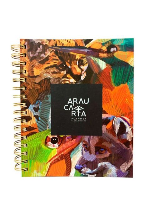 Planner Book 17,4x21,4cm Fauna Chilena Araucaria-0
