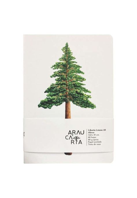 Libreta Líneas 14,8x21cm Alerce Araucaria-0