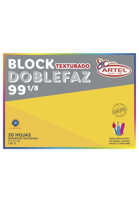 Block Medium Doble Faz 99 1/8 Artel-0