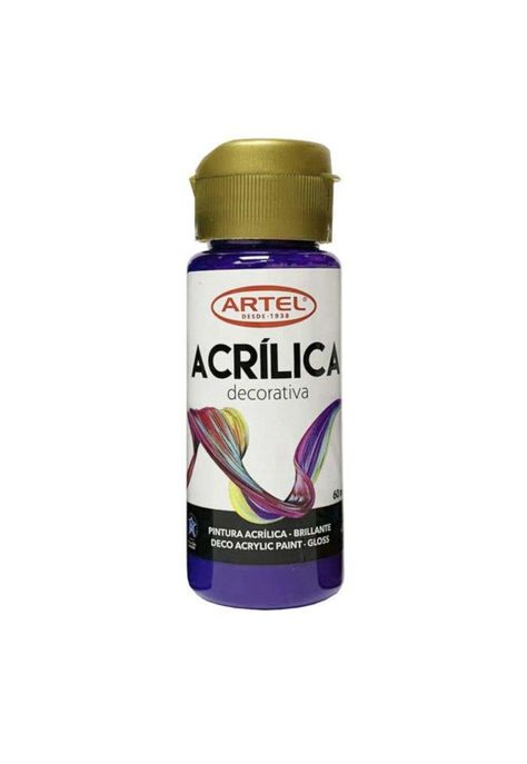 Fco 60ml Pin Acril Deco Violeta 480-0