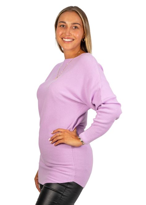 Sweater manga murciélago largo colores mujer-1