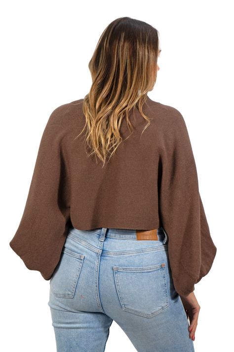 Sweater Pullover Mujer Manga globo colores-1
