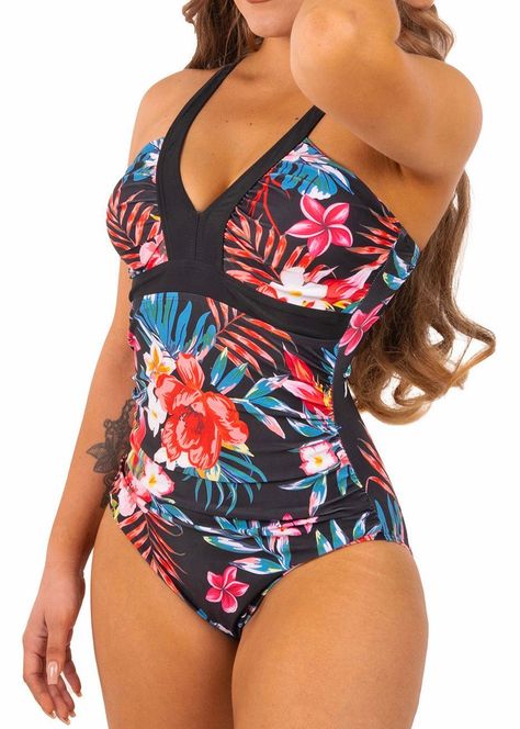 Traje De Baño Mujer Floral Classic COLORES HIPSY-0