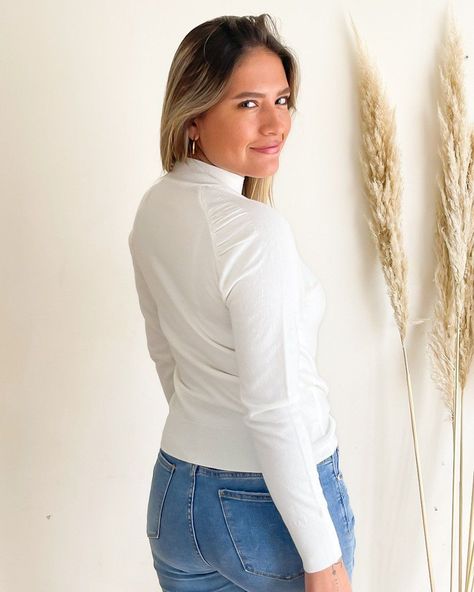 Sweater cuello medio Melisa colores-1