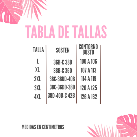 Top de bikini copa Candance ideal busto grande-5