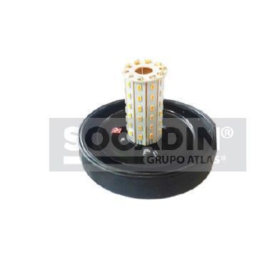 Baliza 60 LED Ambar Magnética 12-48V-1