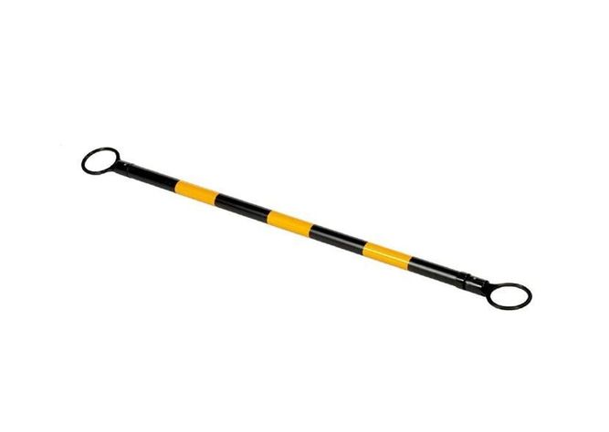 Barra Conectora de Conos Negro/Amarillo expandible hasta 220 cms.-0