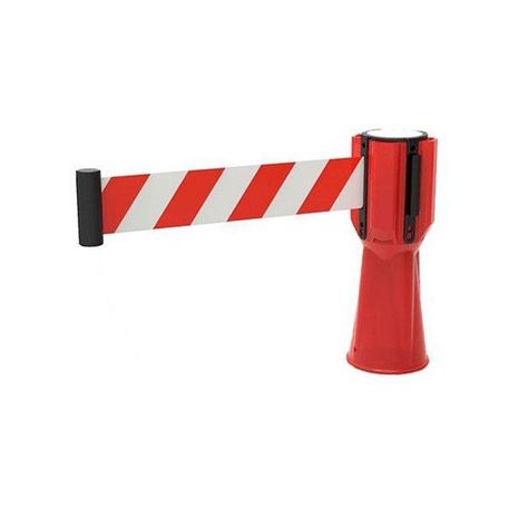Cinta Retráctil roja/blanca para unión de conos - 3 mts. -0