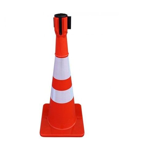 Cinta Retráctil roja/blanca para unión de conos - 3 mts. -1