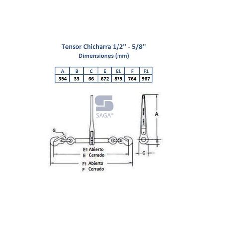Tensor Chicharra 1/2 - 5/8-4