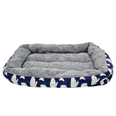 Cama Mascota Perro Gato Rectangular 60 X 40 Cms Ballenas-3
