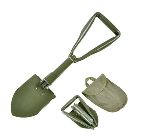 Pala Portátil Plegable Camping Trekking Montañismo 60 Cms-0