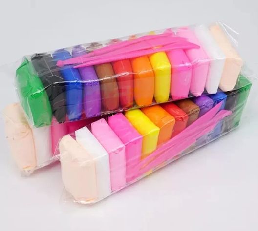 12 Masitas Moldeable 10grs Goma Eva Slime + Estecas-4
