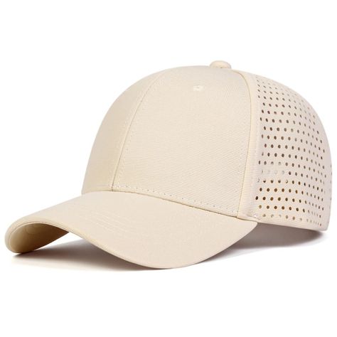 Gorras De Red De Béisbol Unisex Beige-0