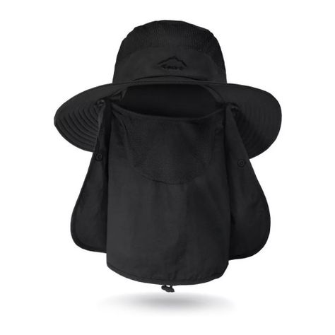 Sombrero Boonie Legionario Ala Ancha Para Protección Solar Negro-1
