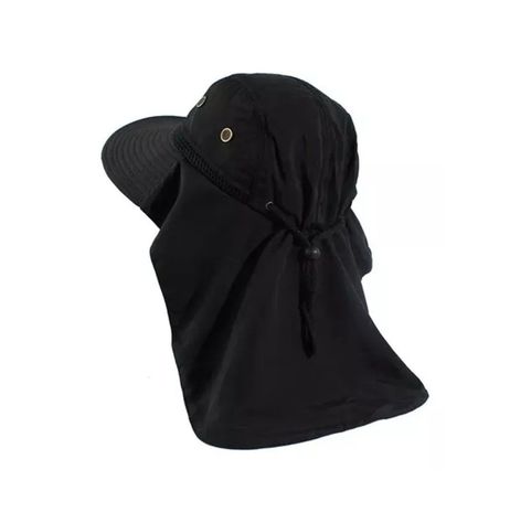 Sombrero De Verano Camping Pesca Boonie Negro-1