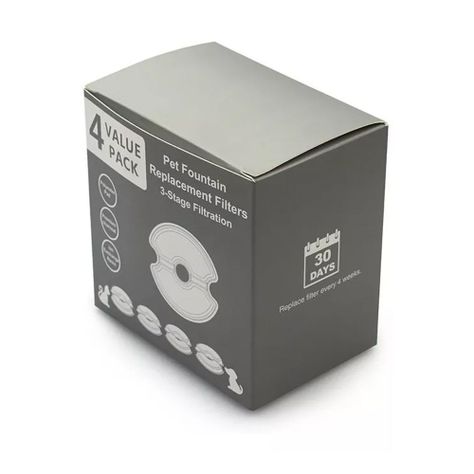 Pack De 4 Filtros De Repuestos Para Fuente/ Acero Inoxidable-3