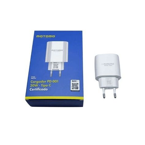 Cargador Usb C 20w Blanco Motomo Blanco-0