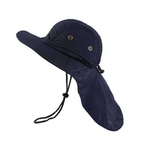 Sombrero De Verano Camping Pesca Boonie Azul-1