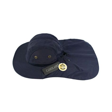 Sombrero De Verano Camping Pesca Boonie Azul-3