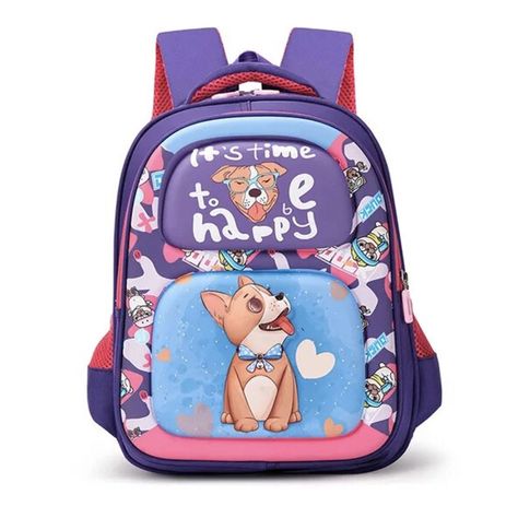 Mochila Infaltil 3 D Escolar Morado-0