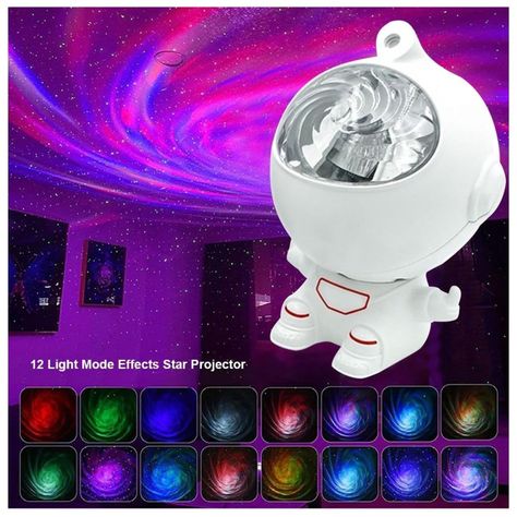 Mini Proyector Astronauta 20941 Galaxias Y Estrellas-7