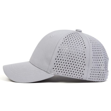 Gorras De Red De Béisbol Unisex Gris-3