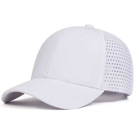 Gorras De Red De Béisbol Unisex Blanco-0