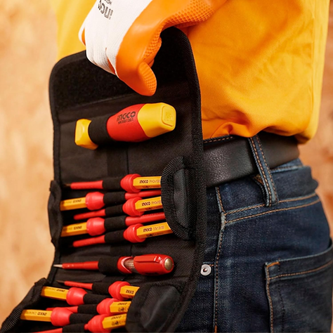 Juego 12 Pcs Destornilladores Aislados Intercambiable Ingco-7