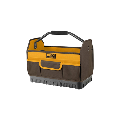 Bolso Herramientas Industrial Ingco 7 Bolsillos 16 P Htbgl04-0