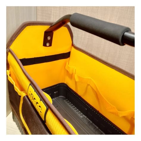 Bolso Herramientas Industrial Ingco 7 Bolsillos 16 P Htbgl04-3