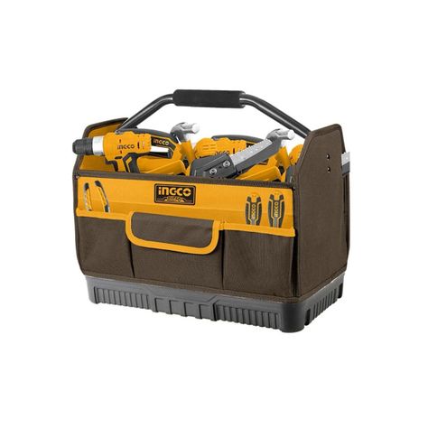 Bolso Herramientas Industrial Ingco 7 Bolsillos 16 P Htbgl04-7