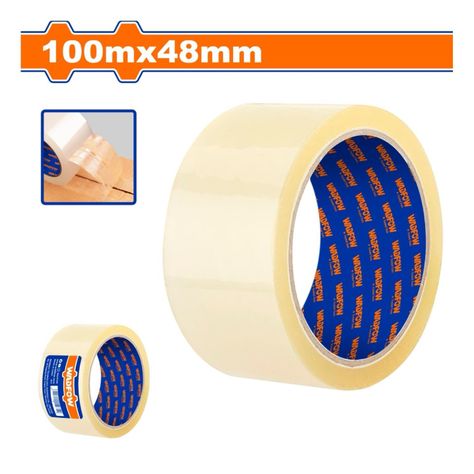 Pack 6 Cinta Adhesiva De Embalaje 48 Mm 100 M Transp Wadfow -2